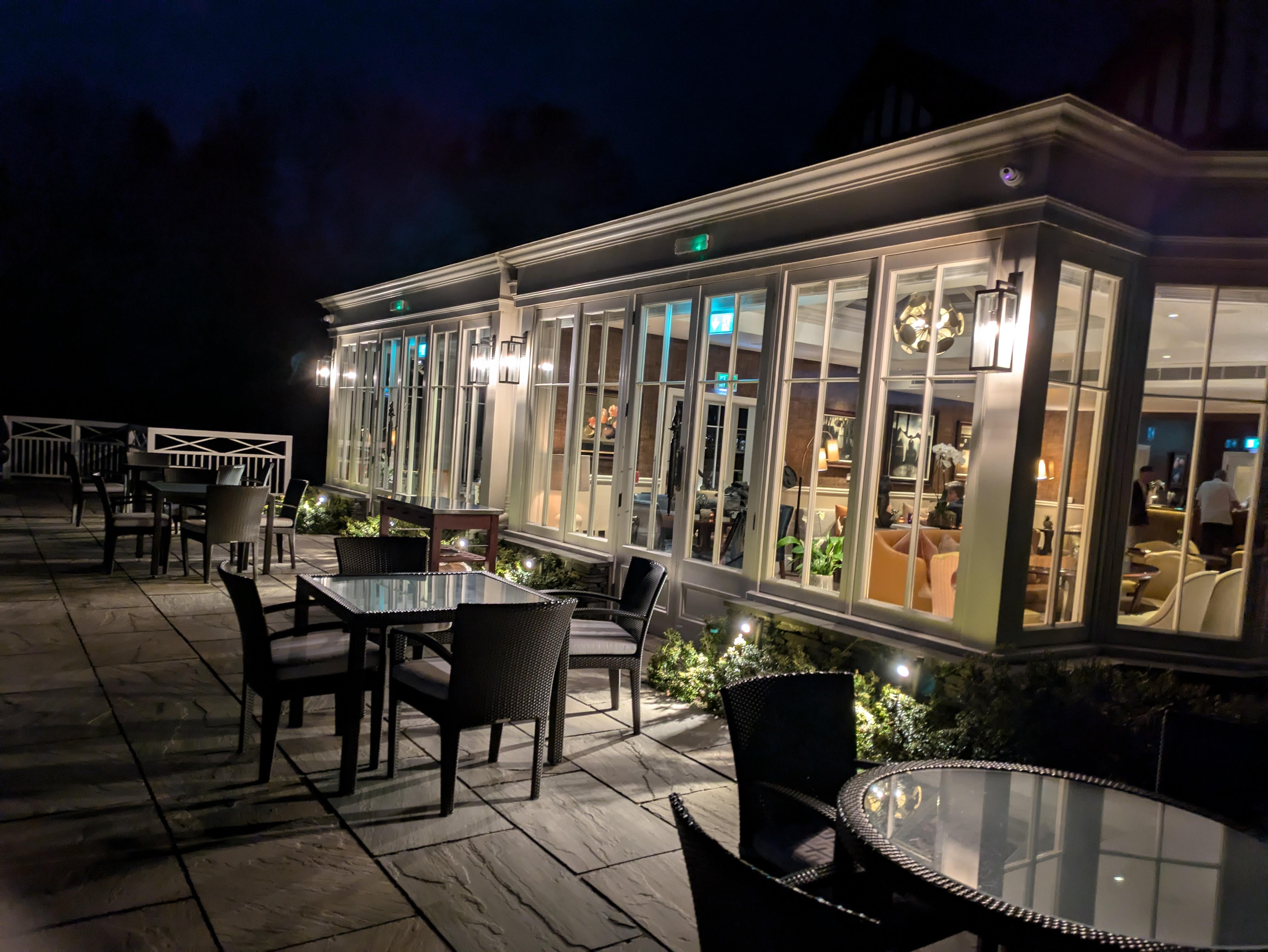 The Terrace by night