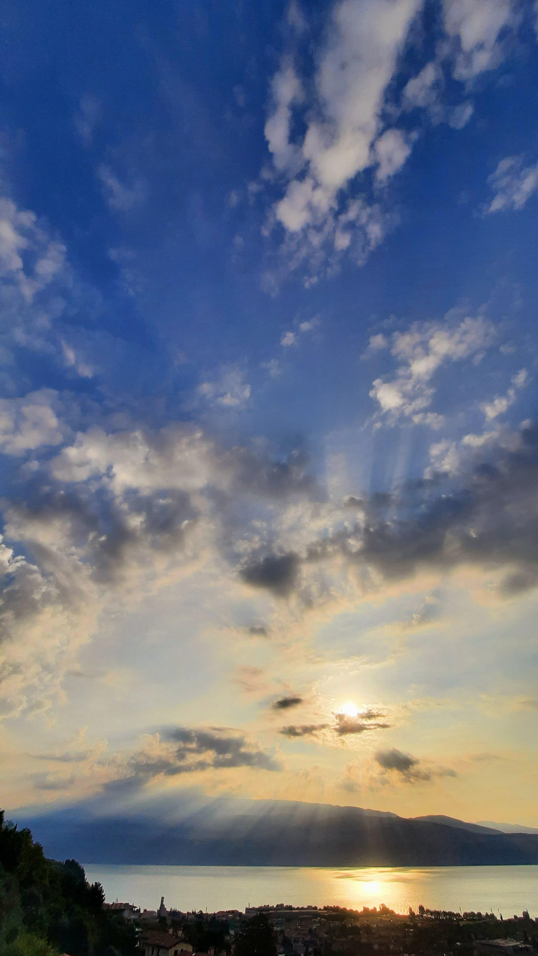 Balkonblick am Morgen