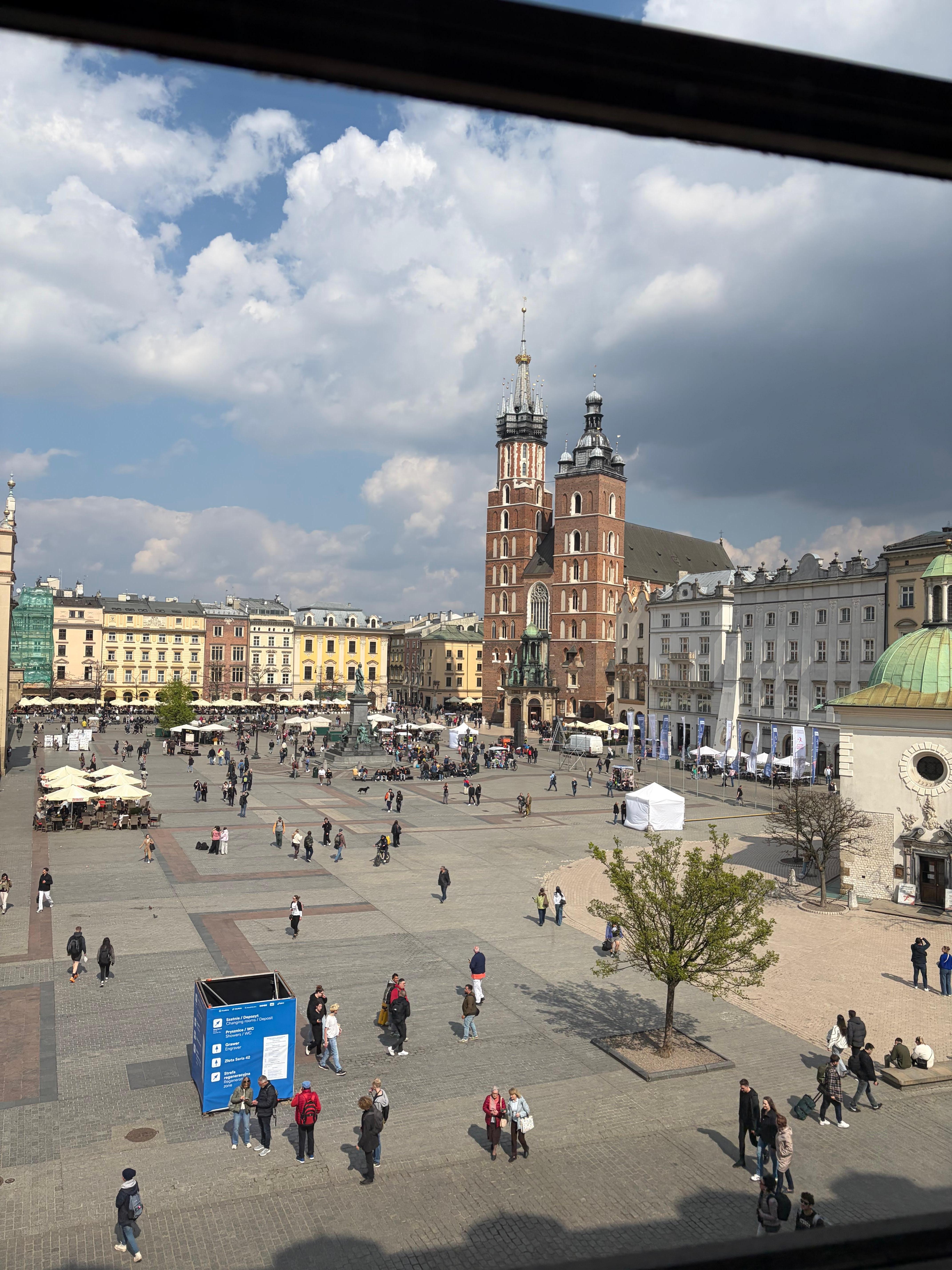 The view from the window.