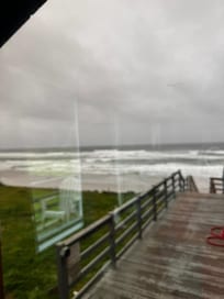 View from the large picture window