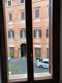 Looking across courtyard from Margana.