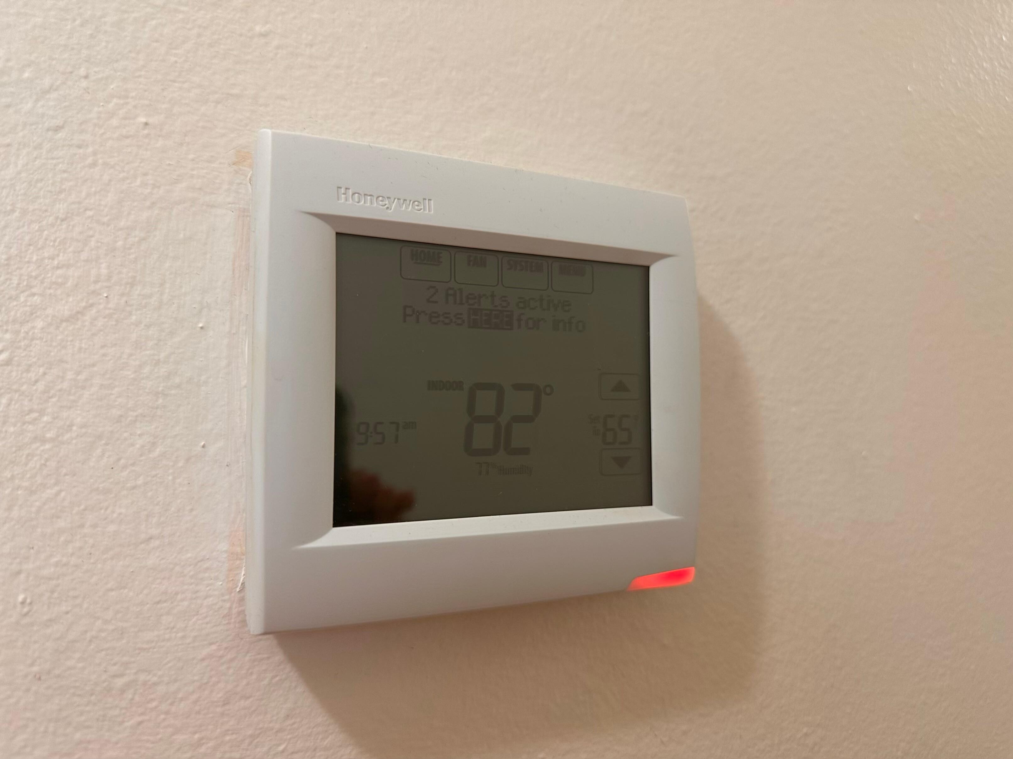 82degrees non working air 