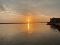 Sunset along the boardwalk
