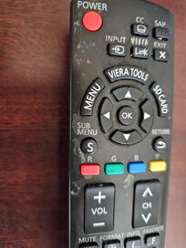 Puke? on the tv remote?