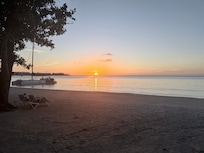 Sunset At The Palms Private beach
