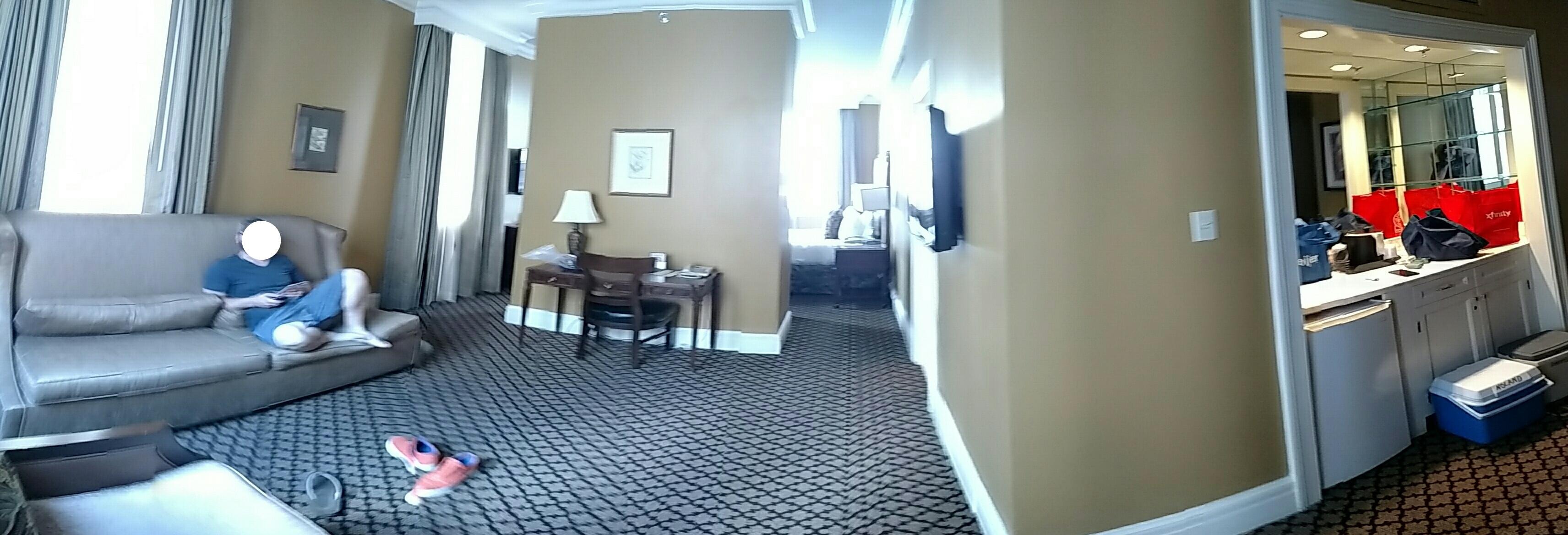 Two room suite.