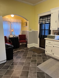 Reading nook in the kitchen