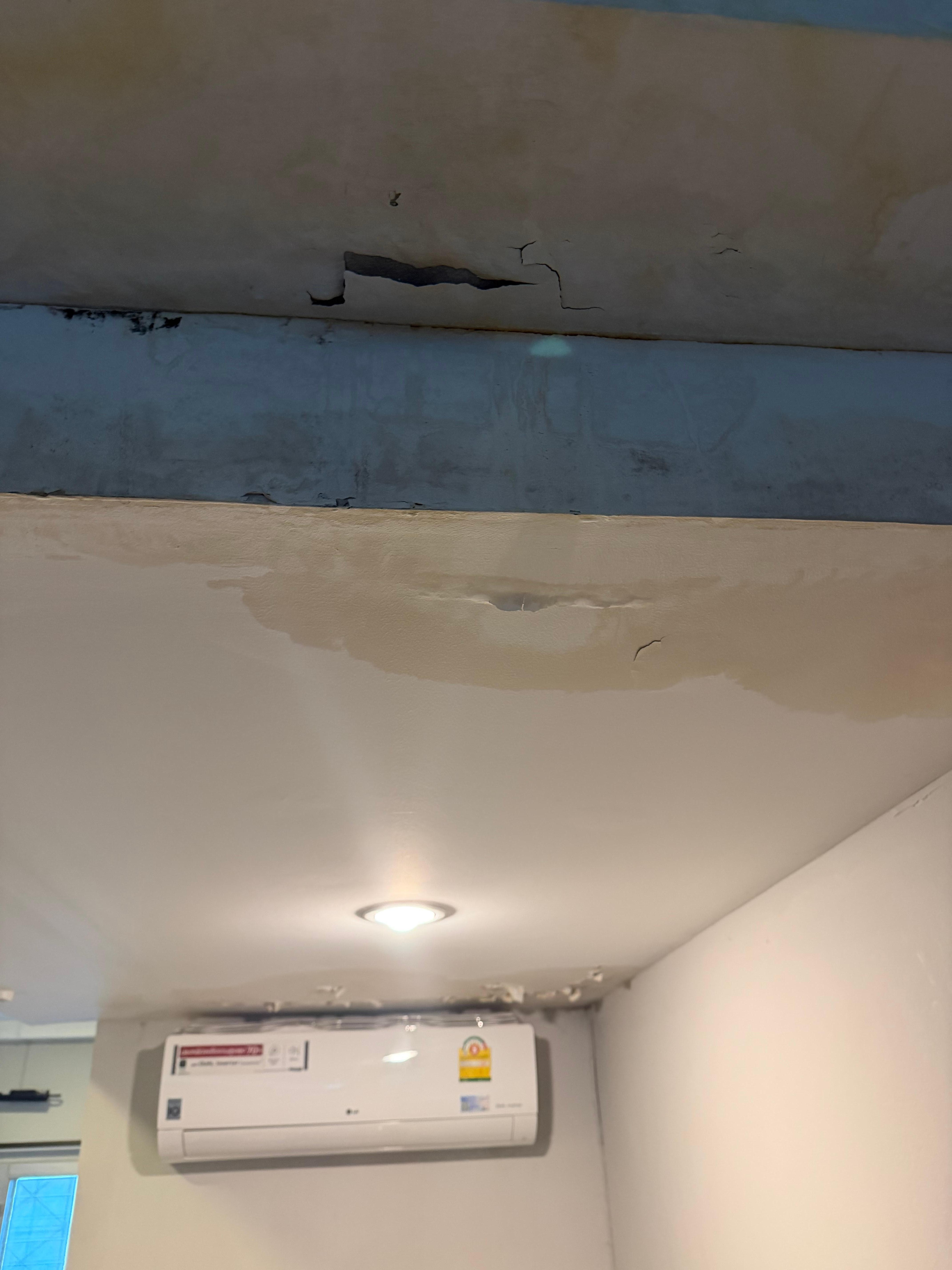 Leak in ceiling 