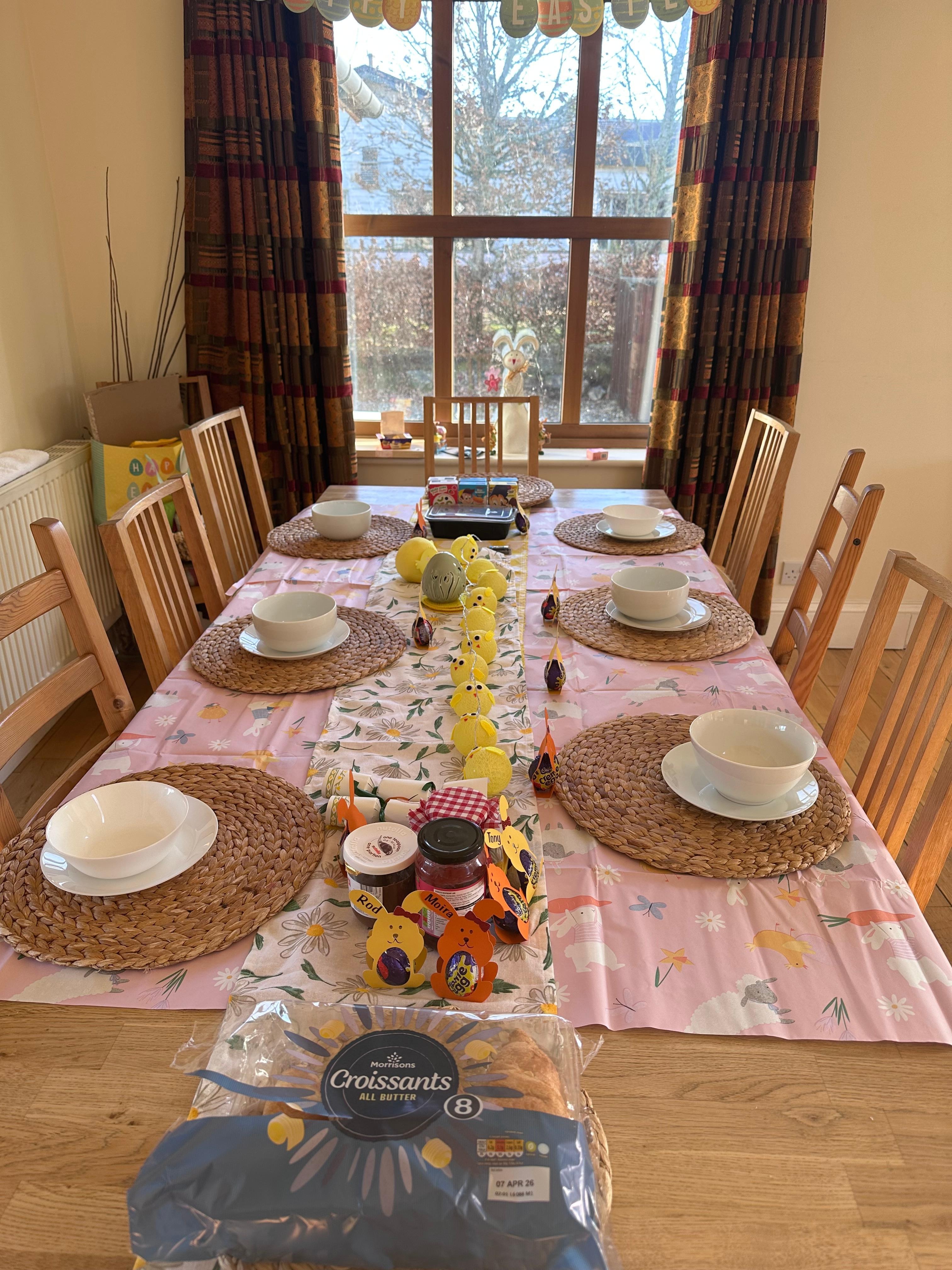 Our Easter table 