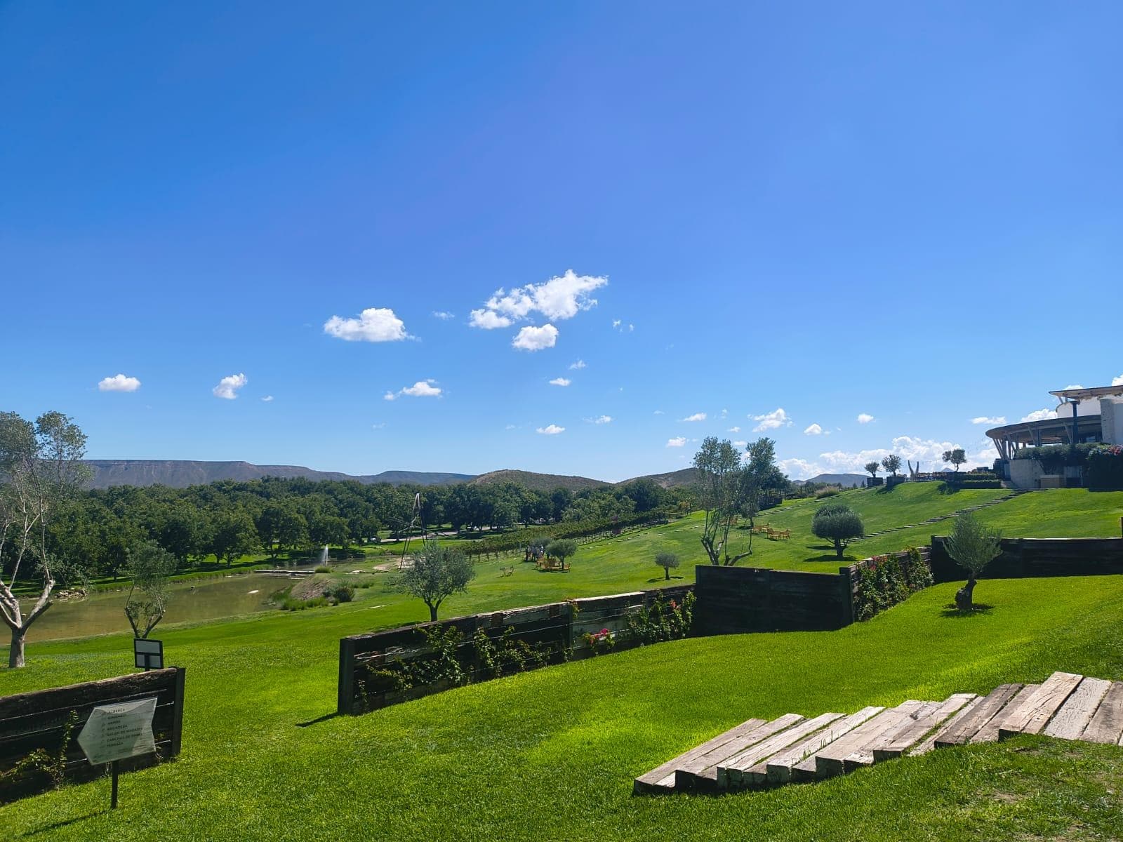 La belleza del paisaje.