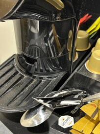 dusty coffee machine