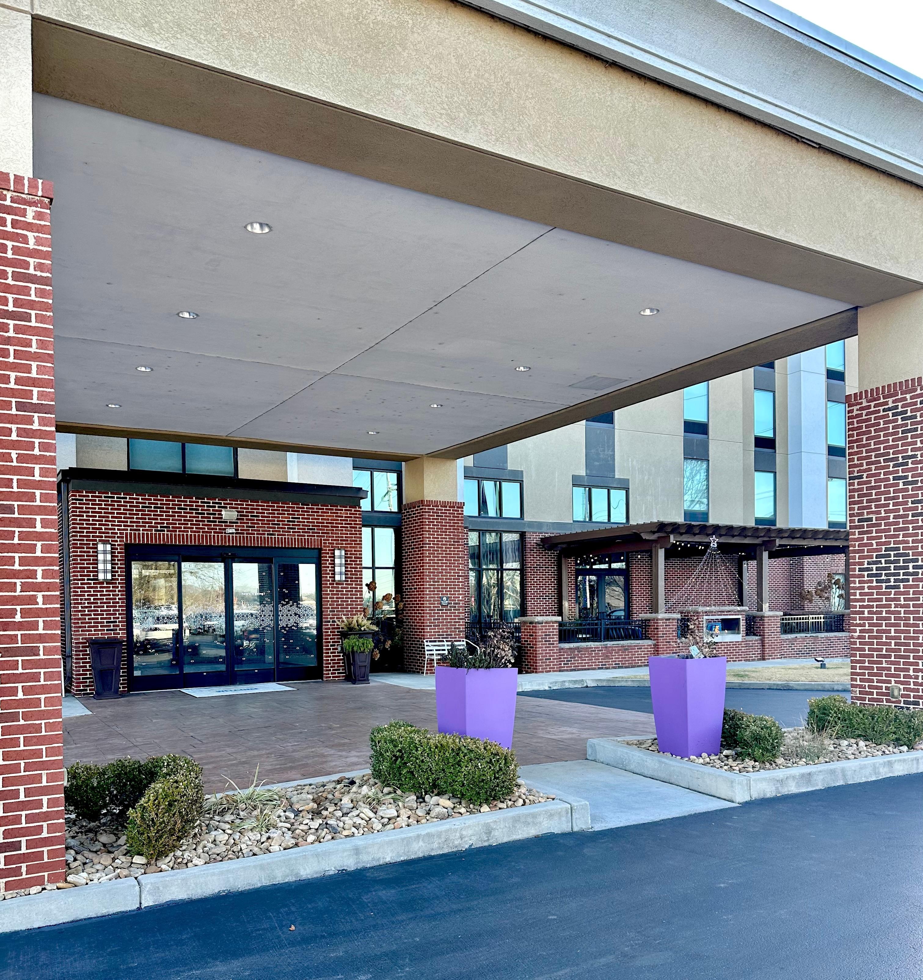 Clean and well lit parking