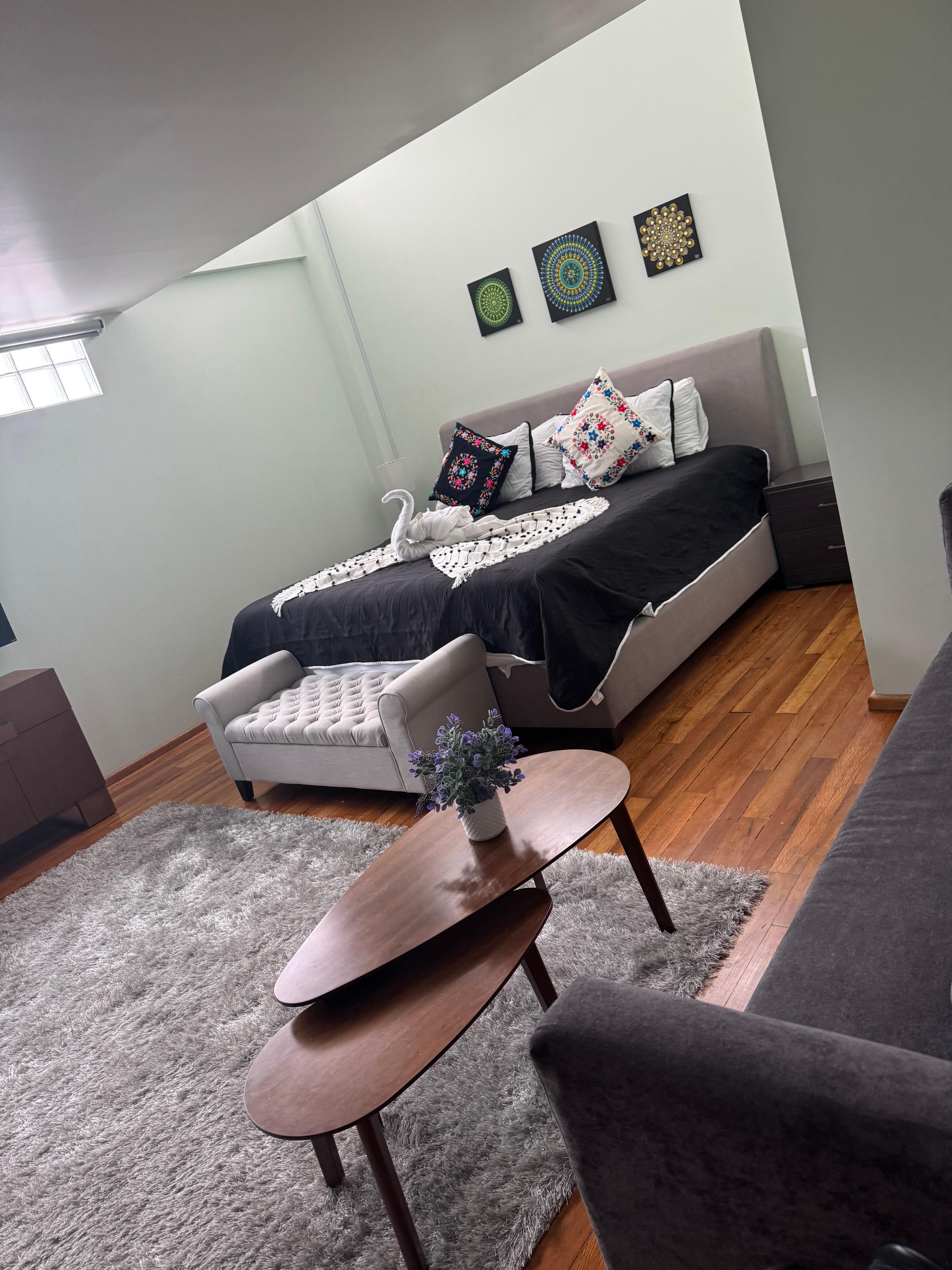Master suite upstairs 