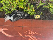Garbage 4’ from our door