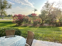 Morning view outside is great.