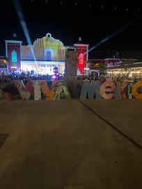 Hacienda at night