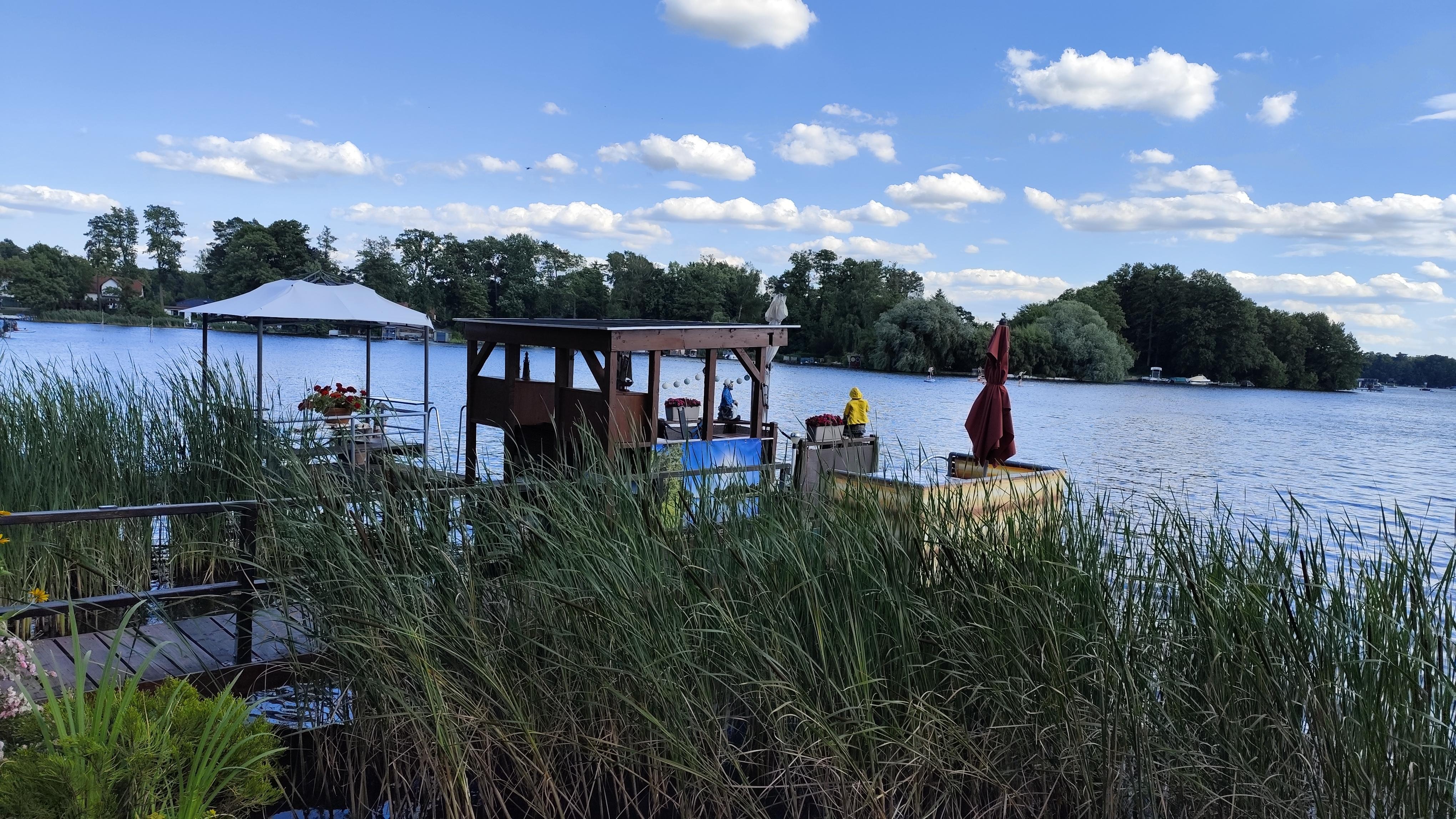 Blick auf den See vom Haus aus