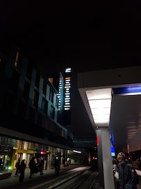 Metro station at the foot of the hotel