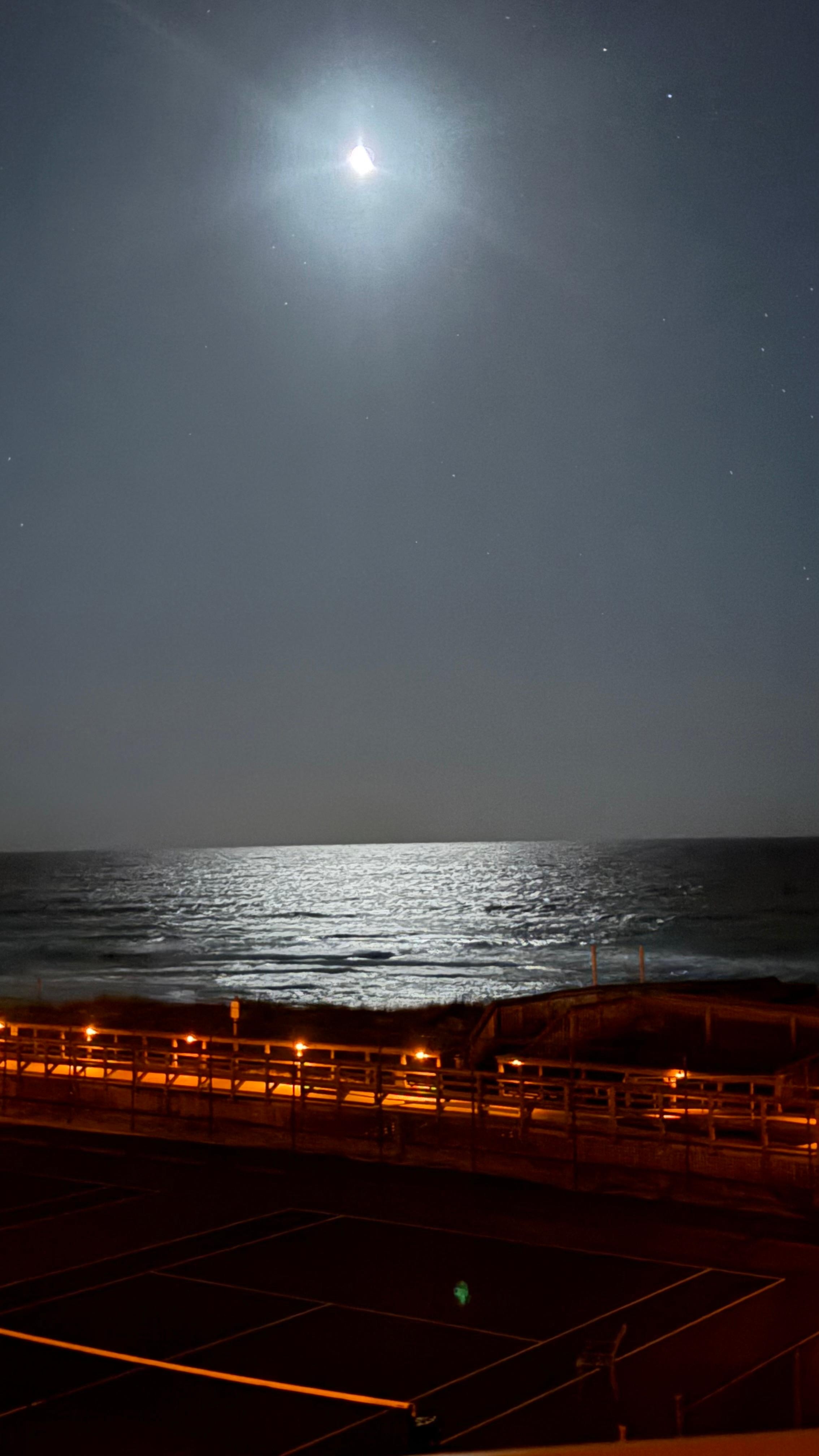 Moon over the gulf