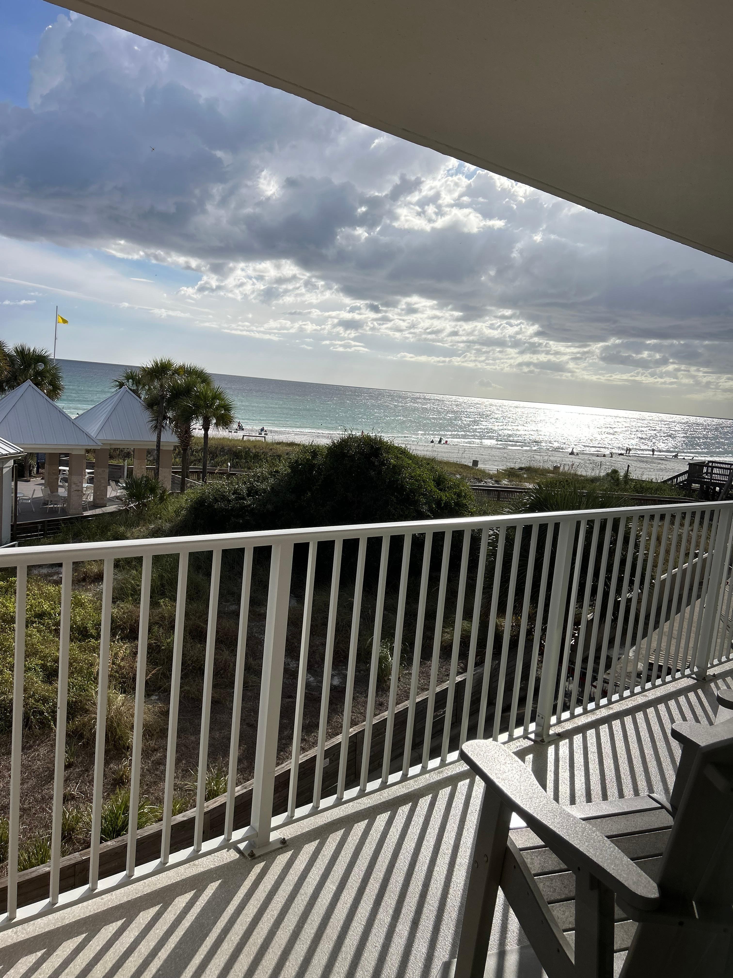 View from our balcony 