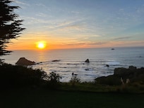 Sunset from the patio