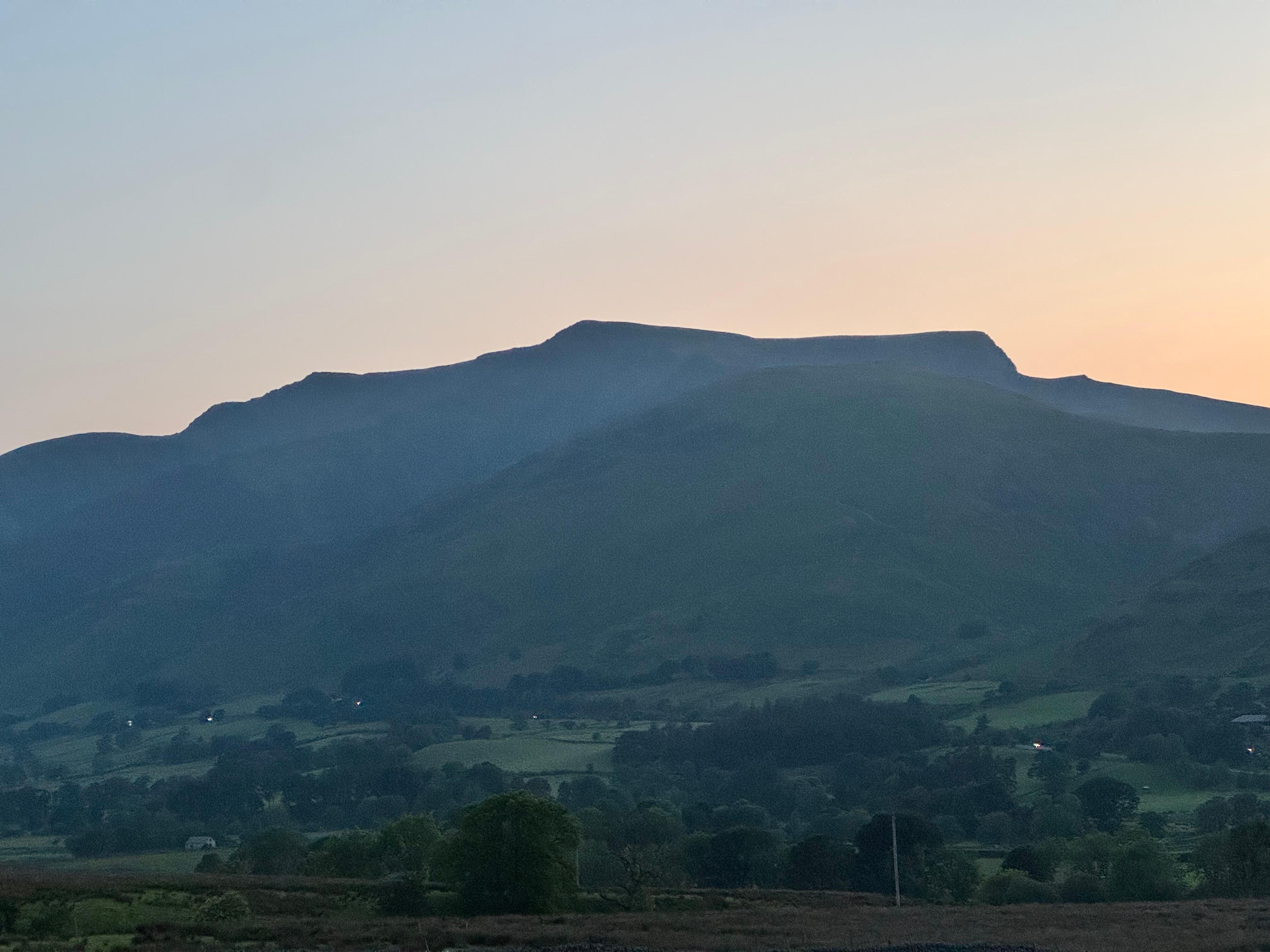 Blencathra from the garden.