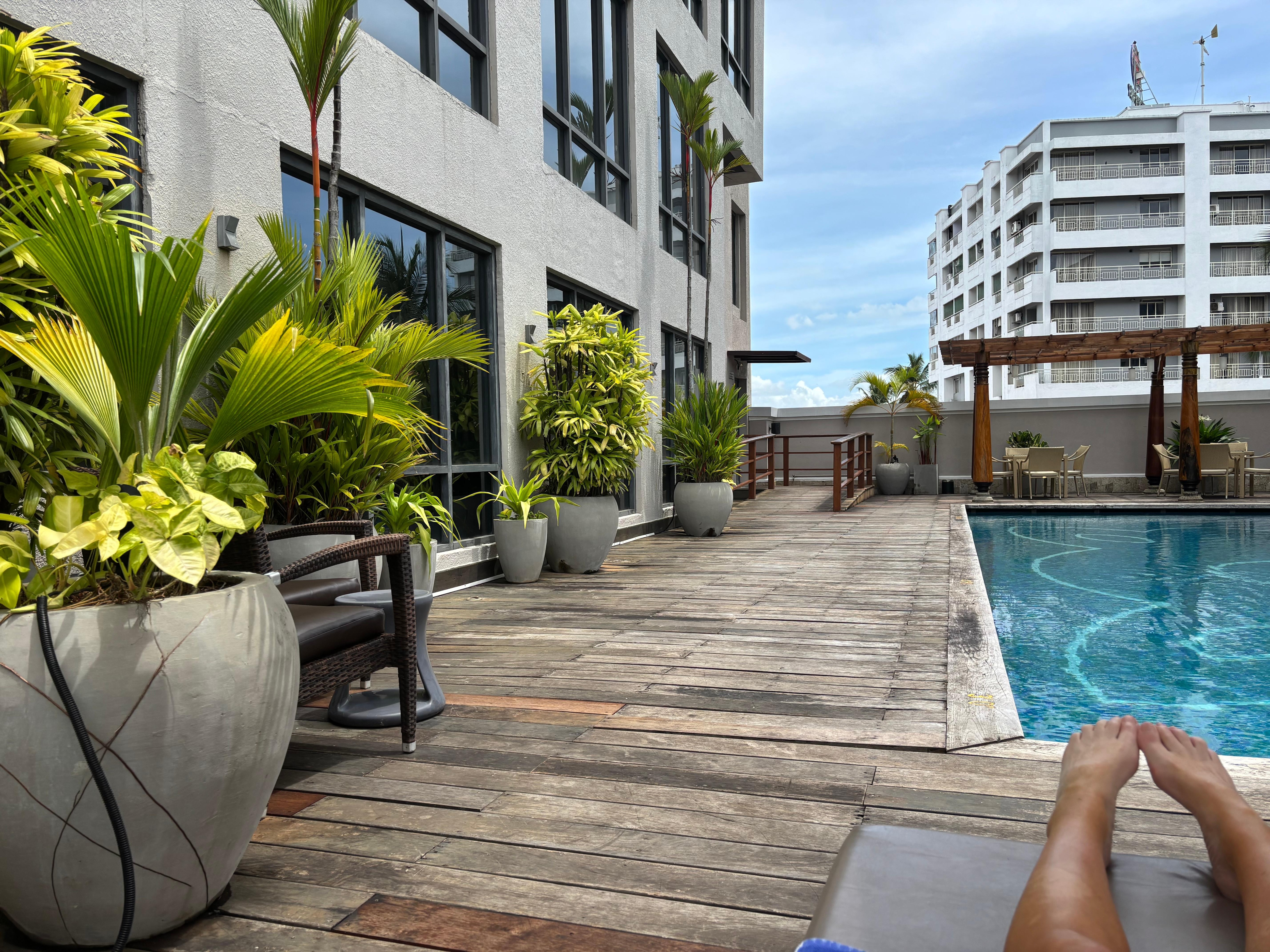 outdoor swimming pool