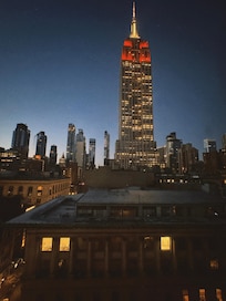 View of the Empire State Building from our suite