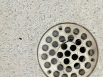 Dirty and clogged shower