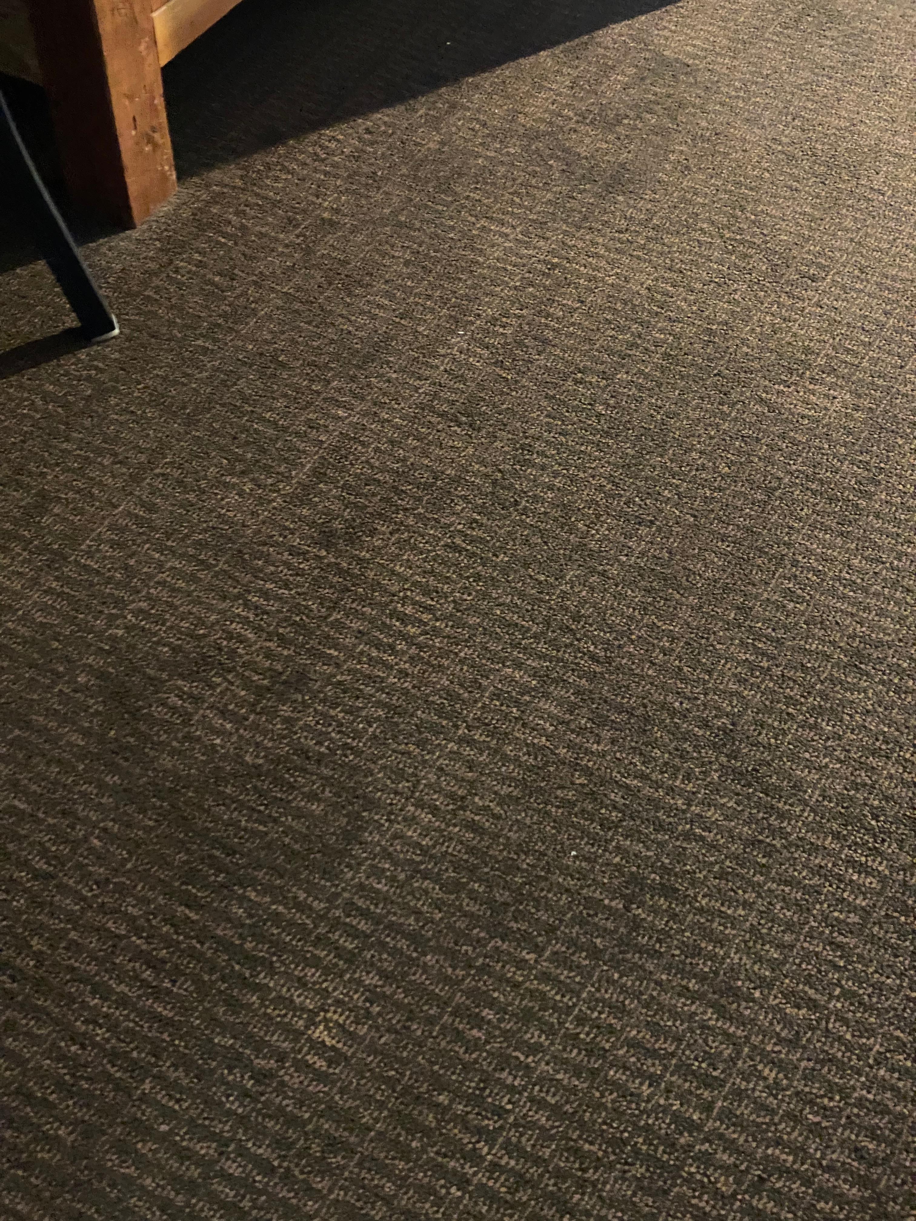 Dirty carpet.