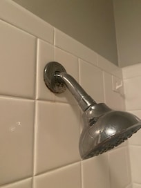 A new shower head would be recommended. Rusty