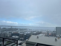 Beautiful view from the balcony even with gray skies.