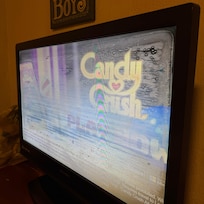 TV had something wrong with the screen