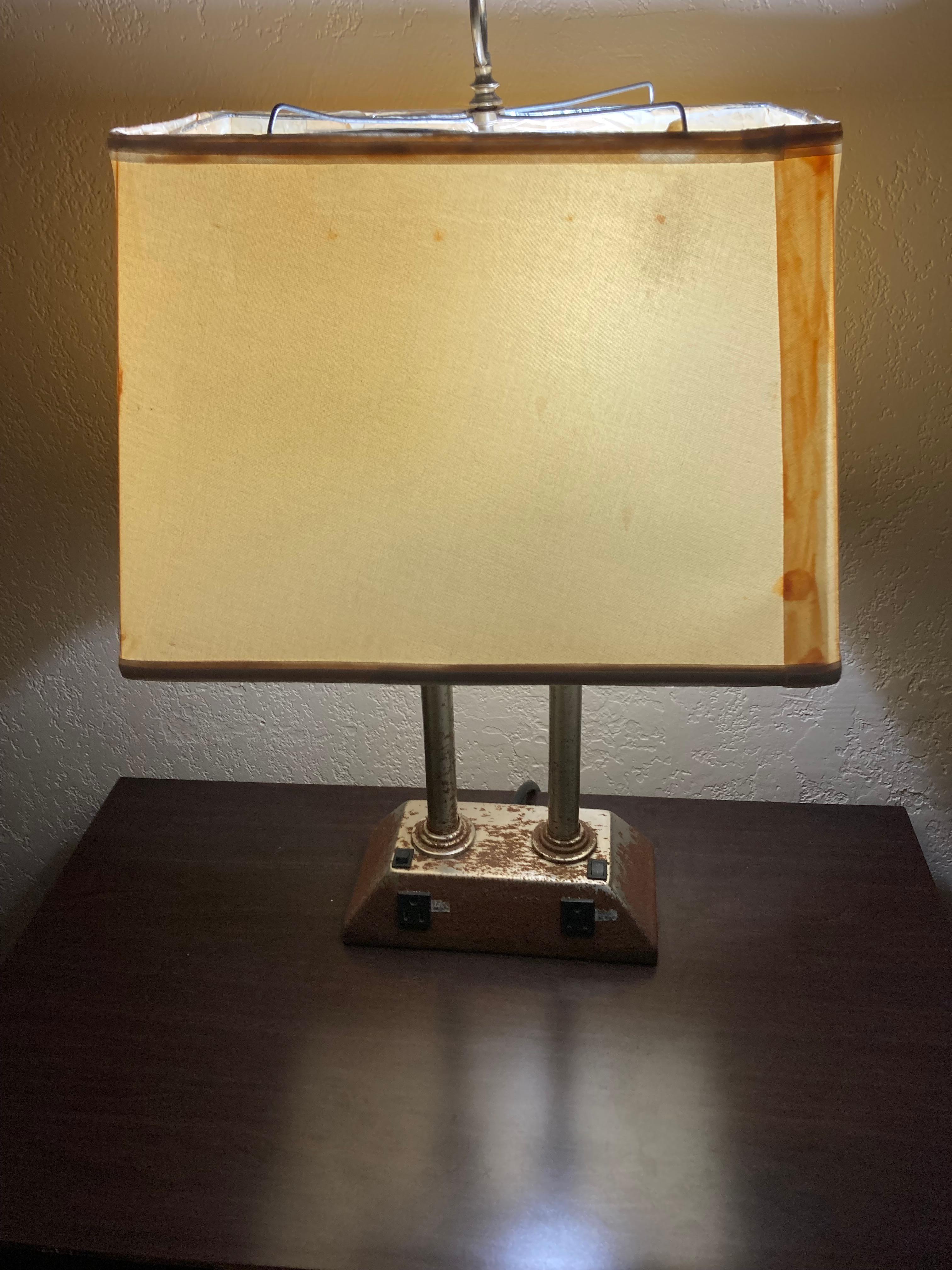 Rusty lamp