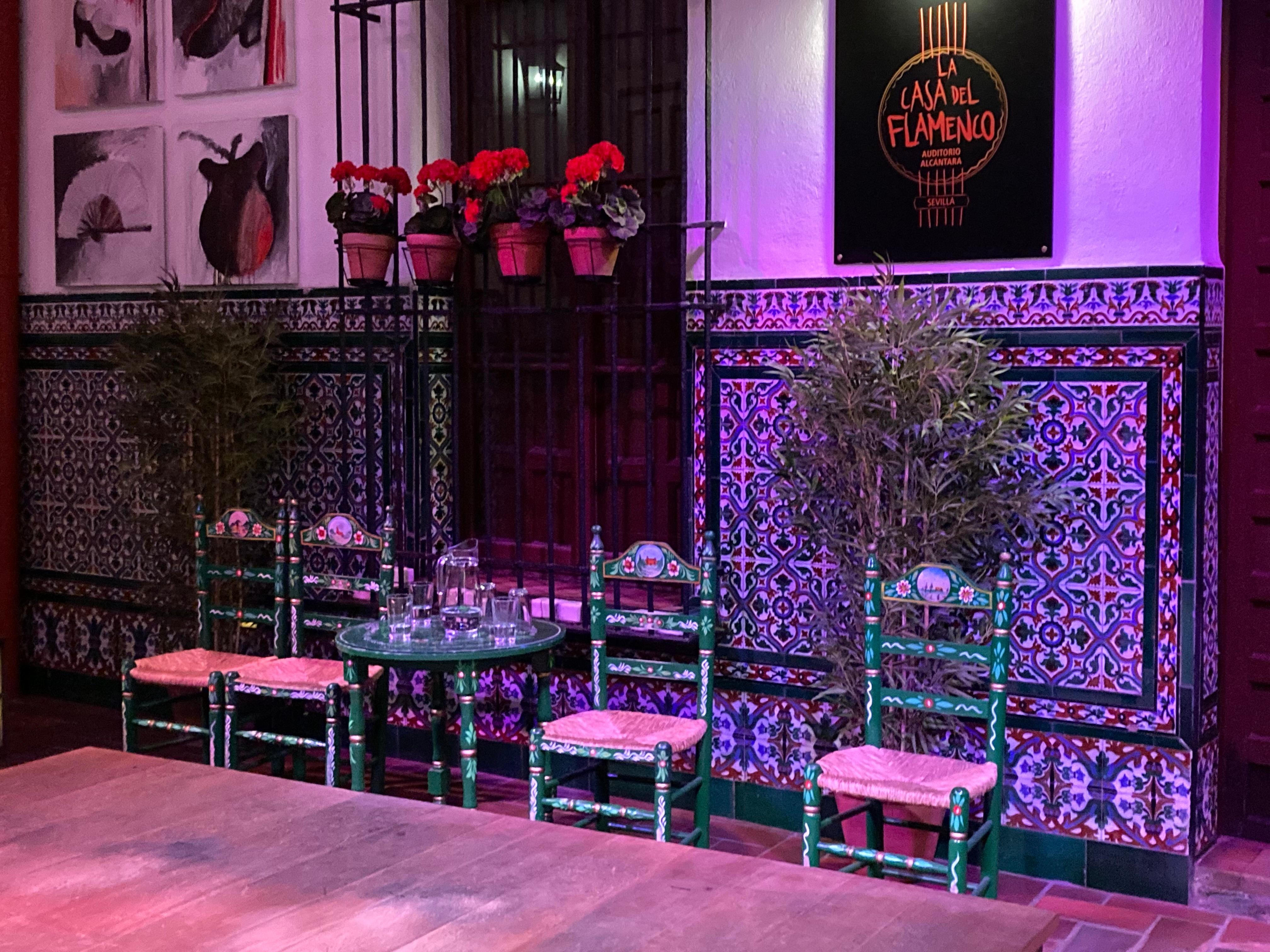Authentic and historic Flamenco Hall at lobby 