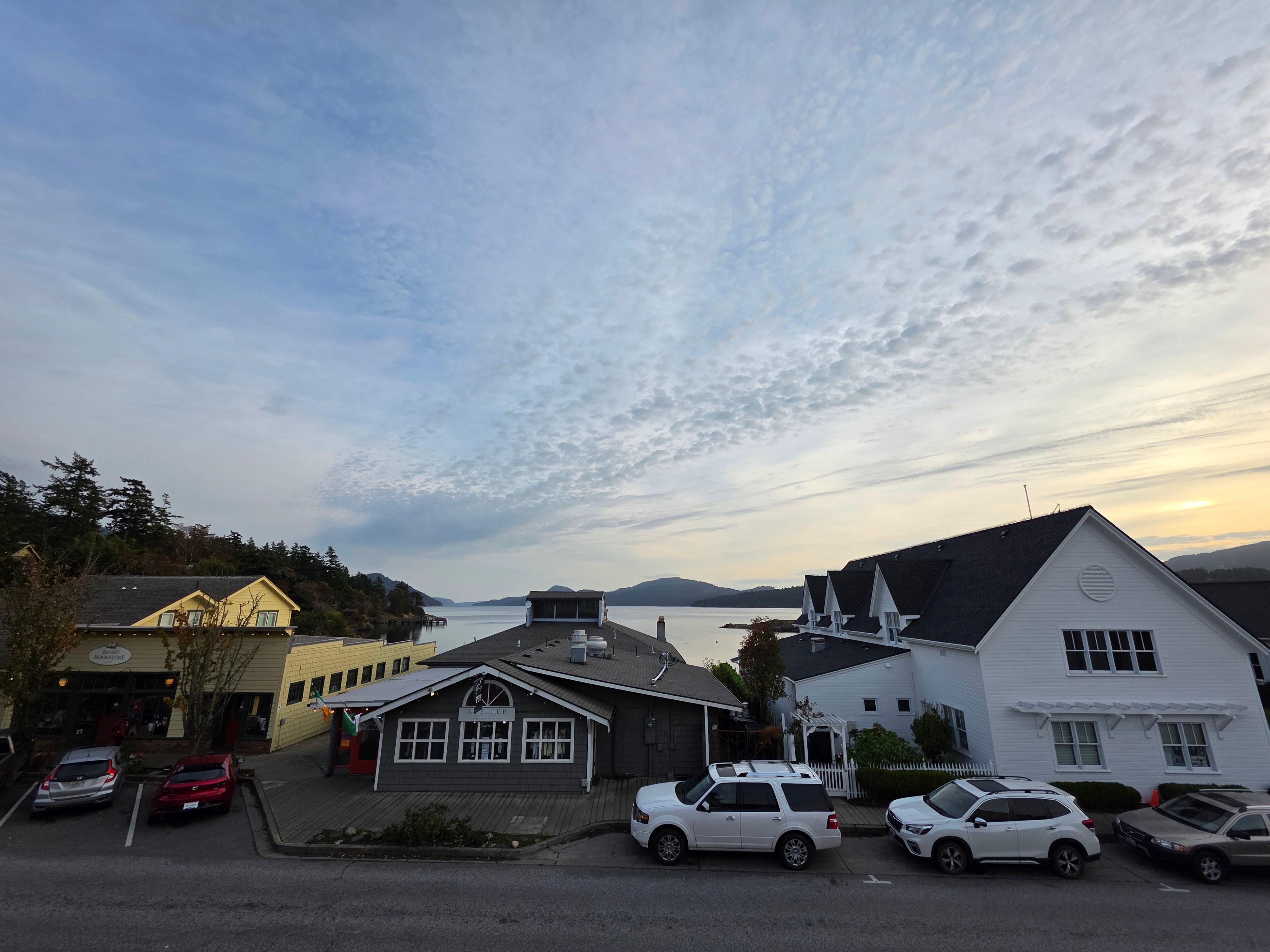 Sunset from the deck