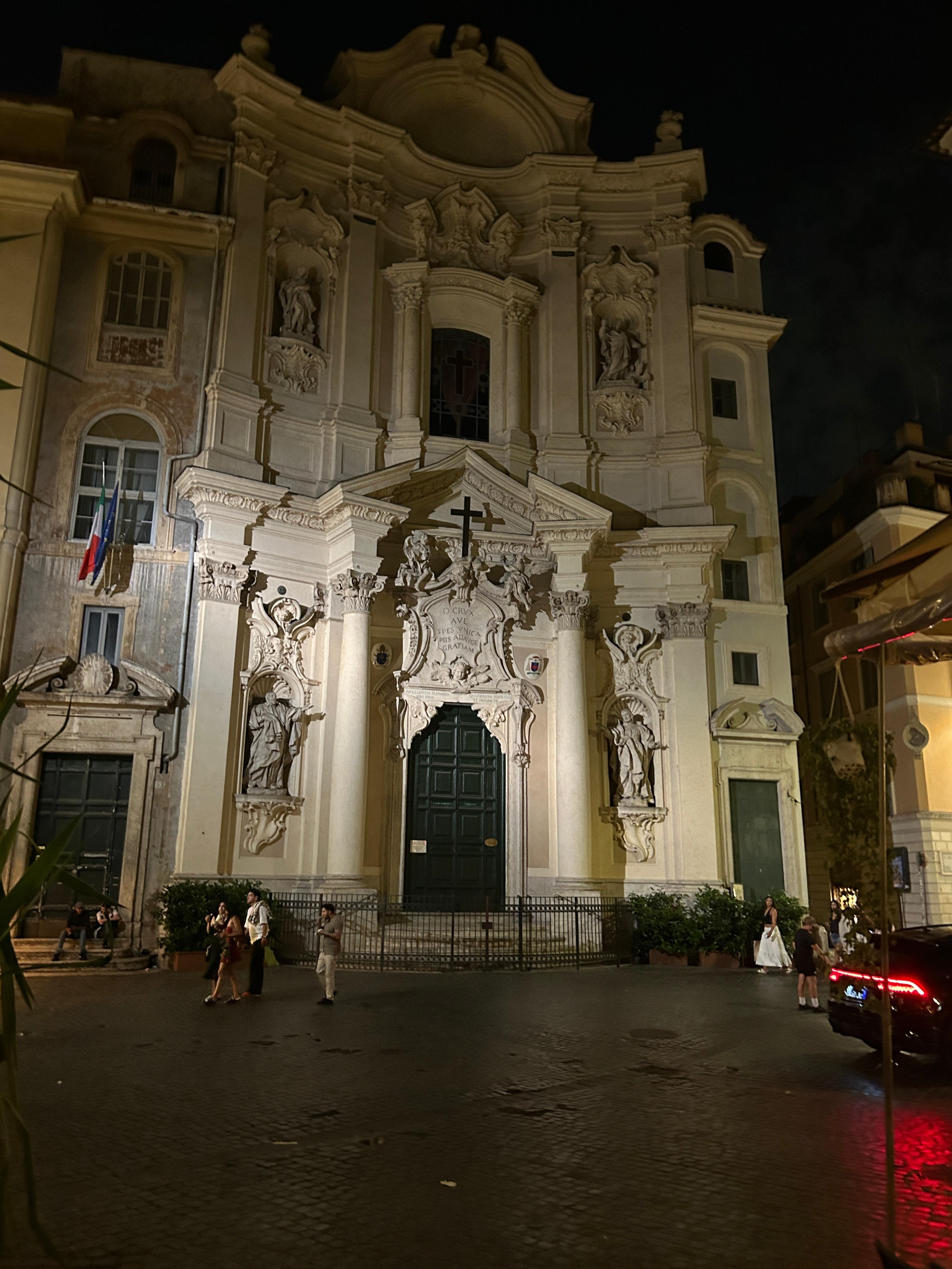 View from the hotel entrance