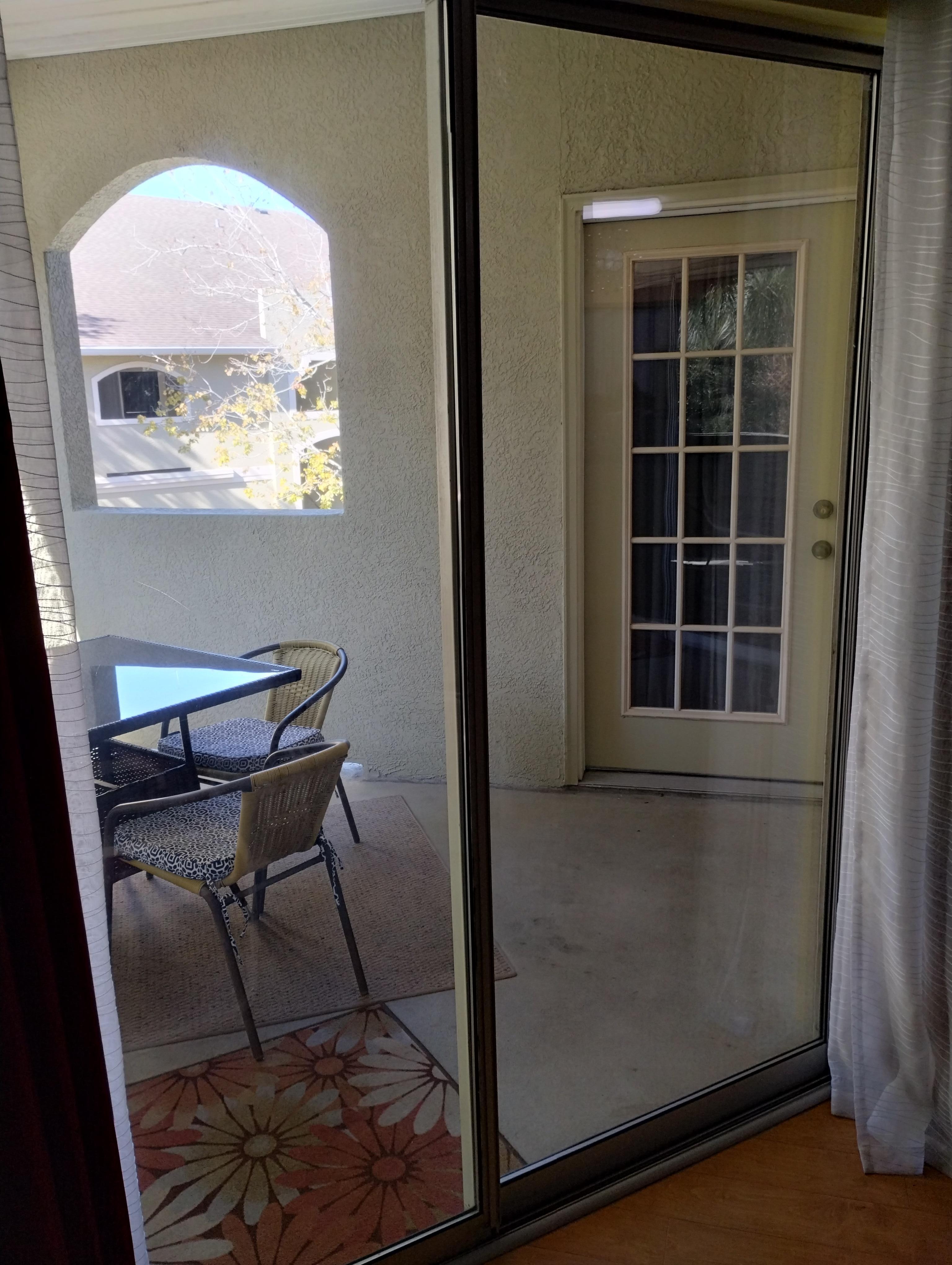 Quite and spacious balcony 