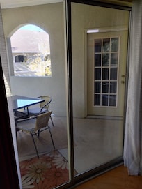 Quite and spacious balcony