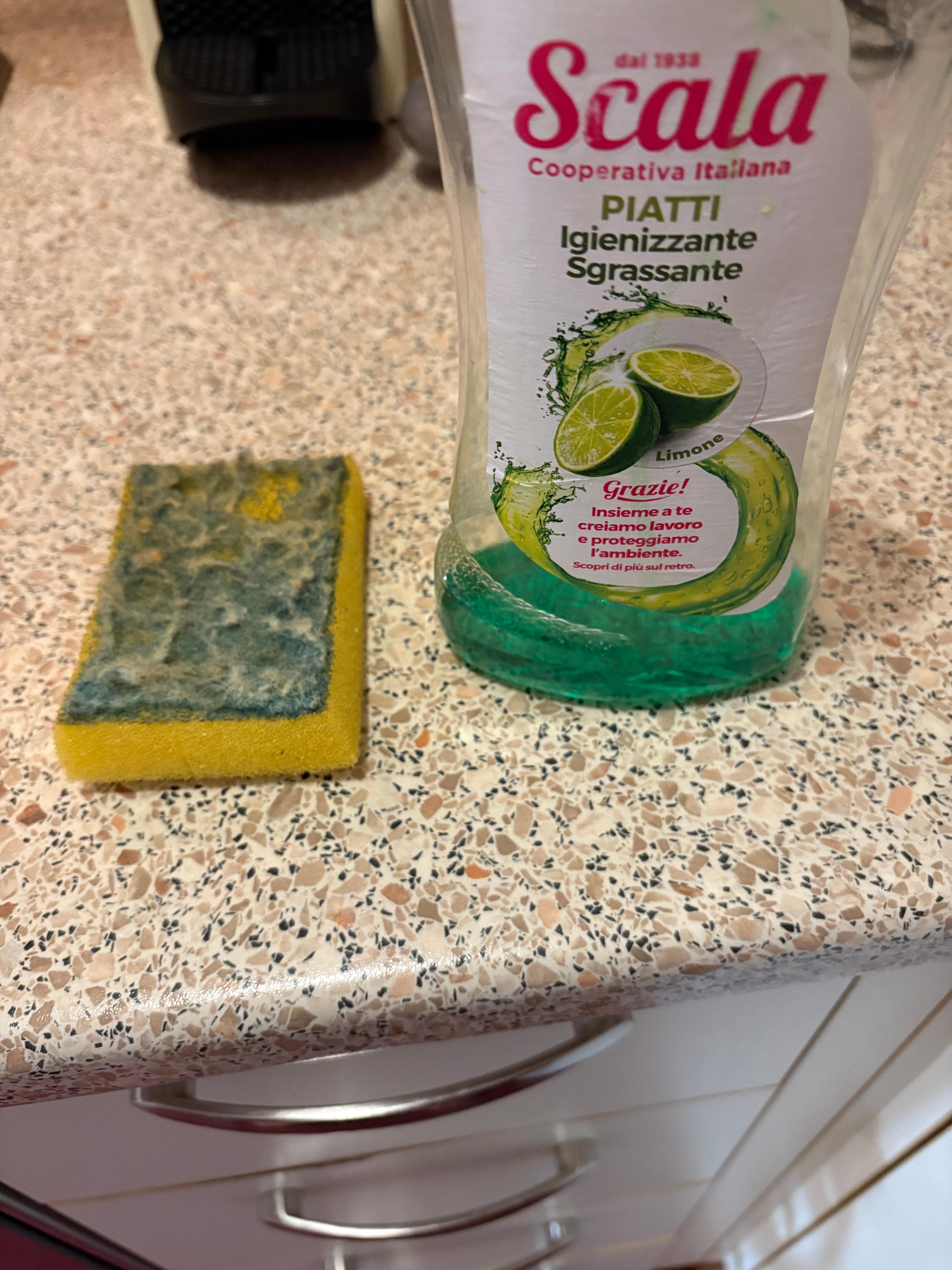 What was left for dish washing.