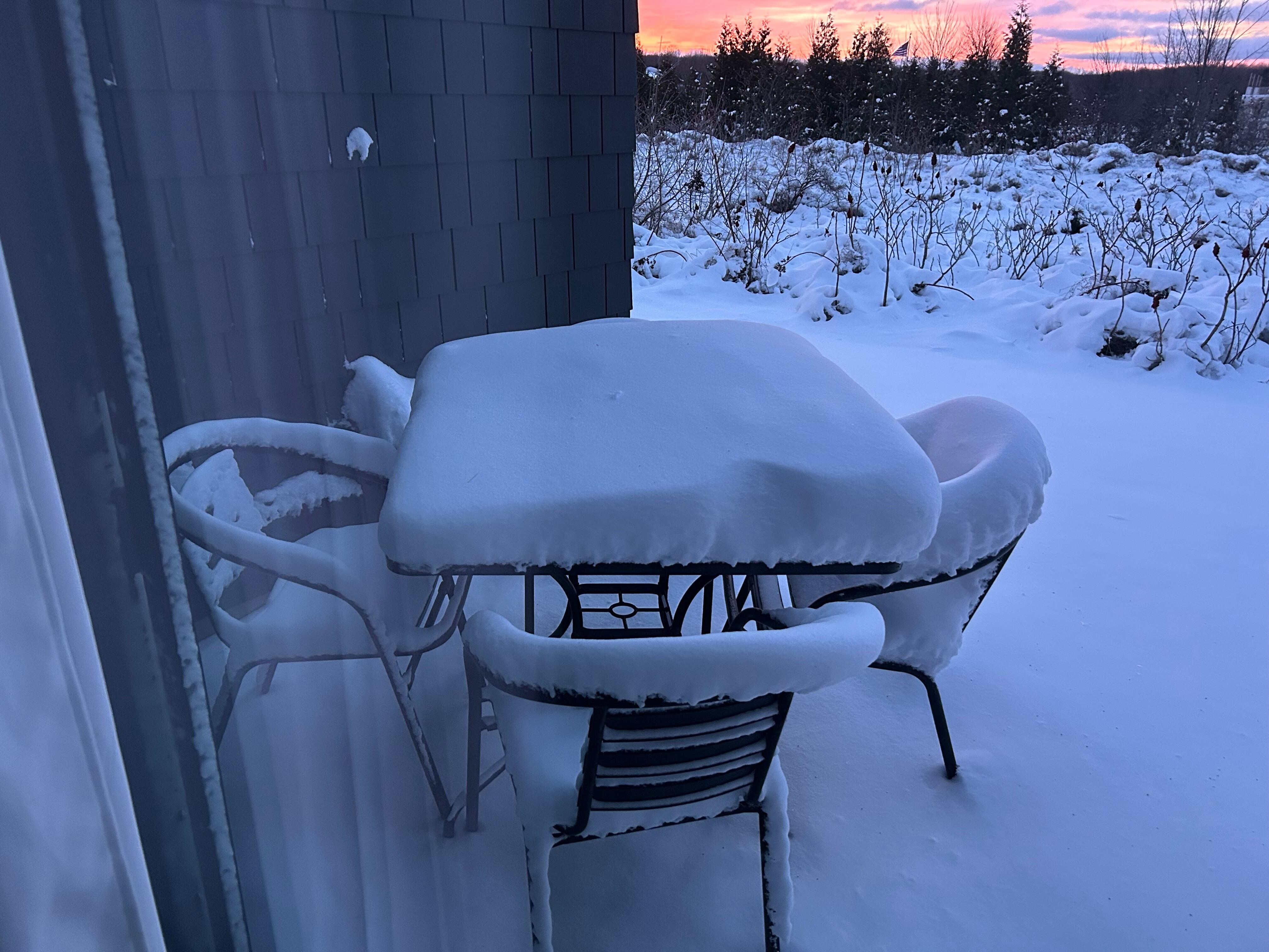 The fresh snowfall was amazing!