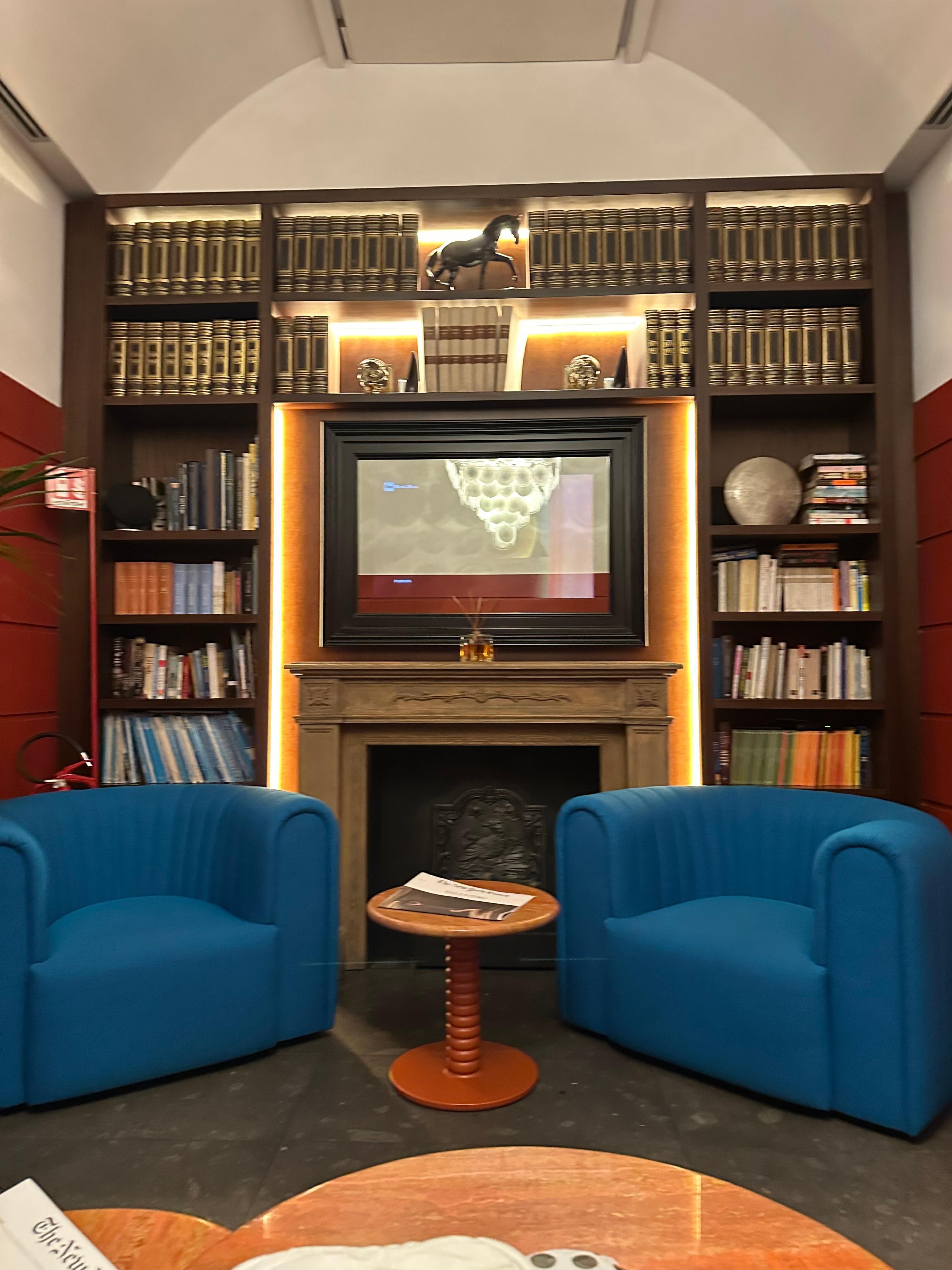 Lounge area in the lobby was a nice place to sit and relax