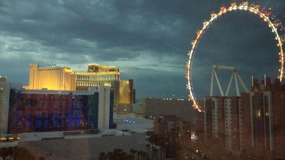 View from the High Roller room