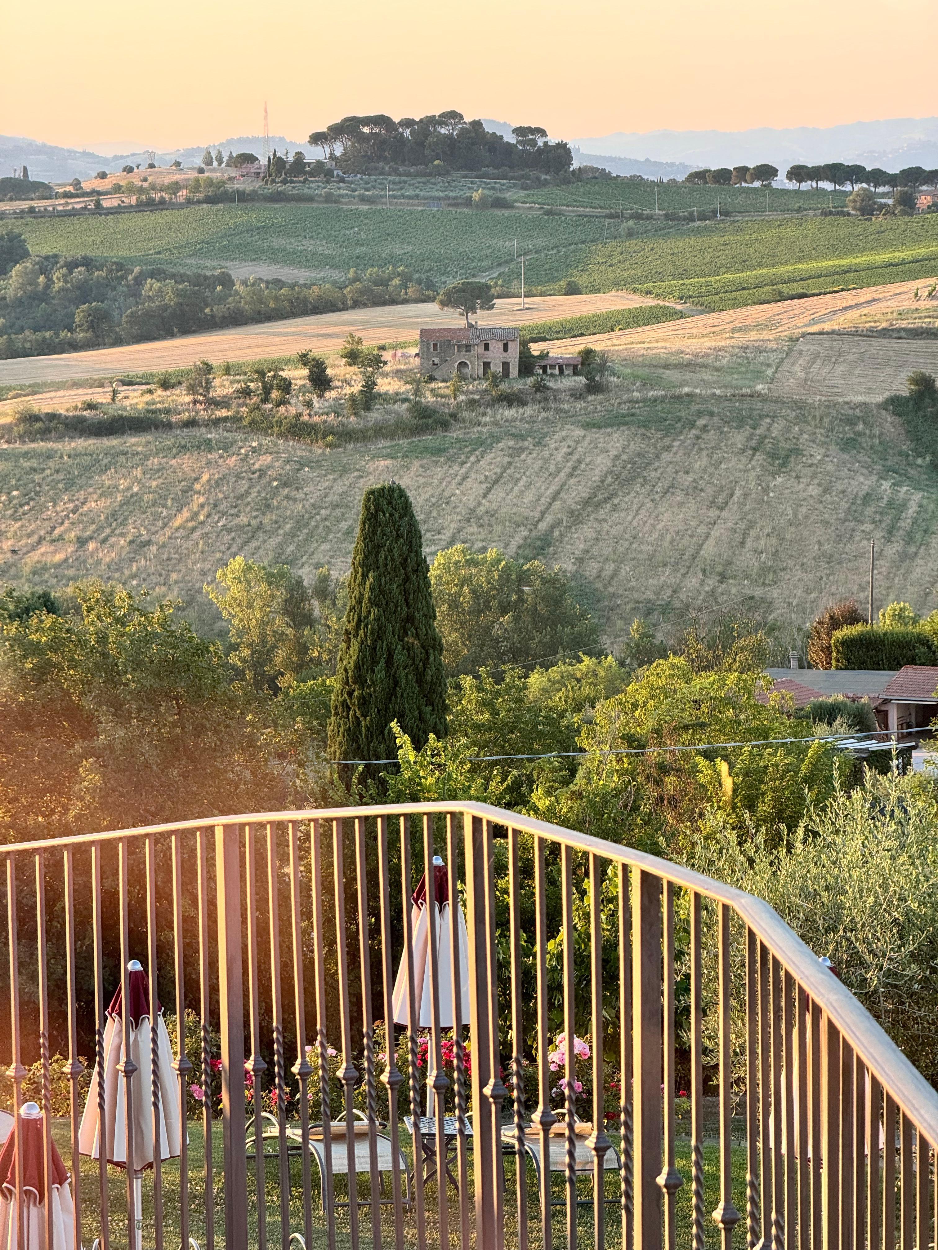 Overlooking the property from the pool