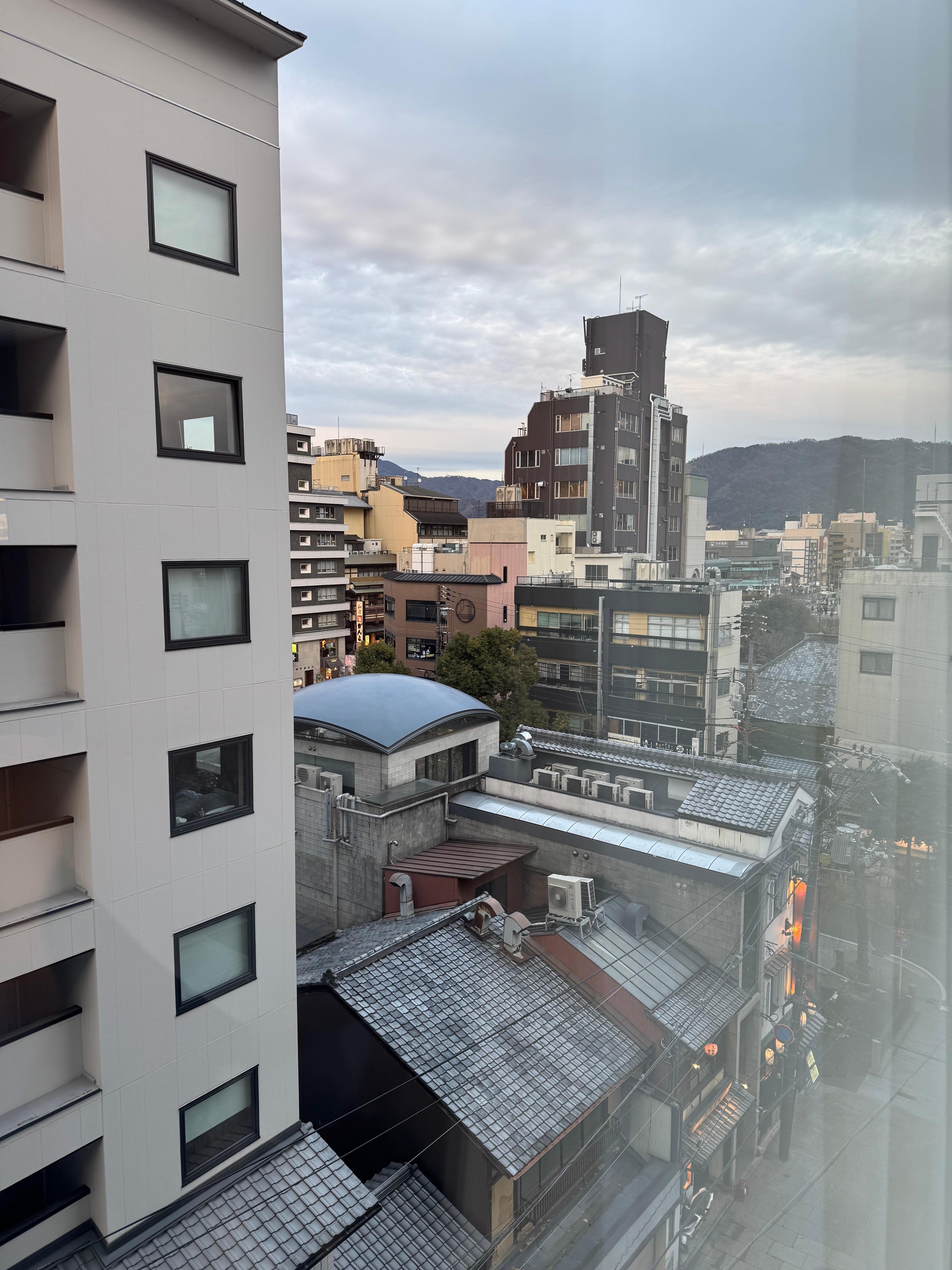 View from hotel room