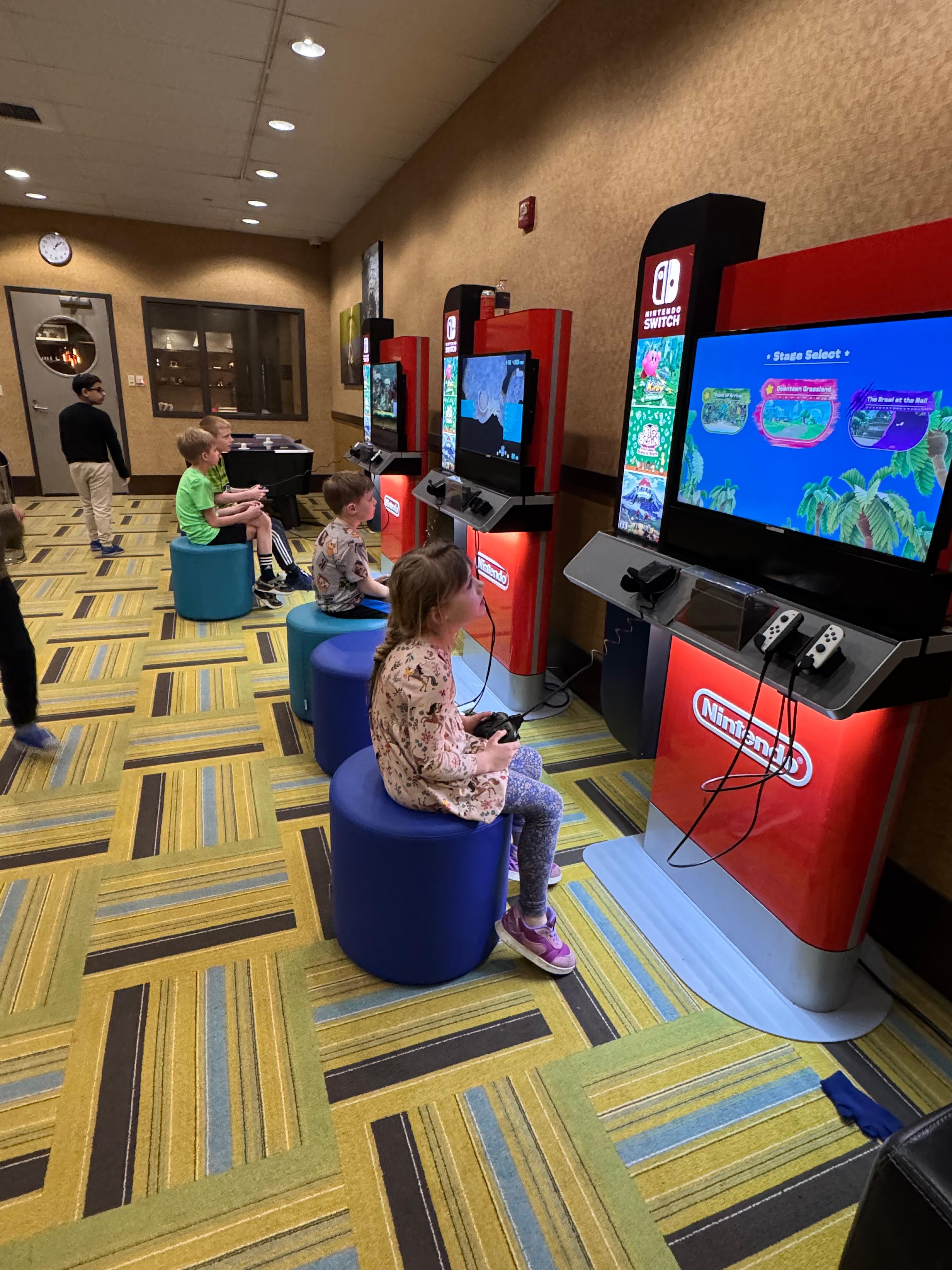 Nintendo switch room was a hit 