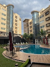 Pool area around the Terrace Bar