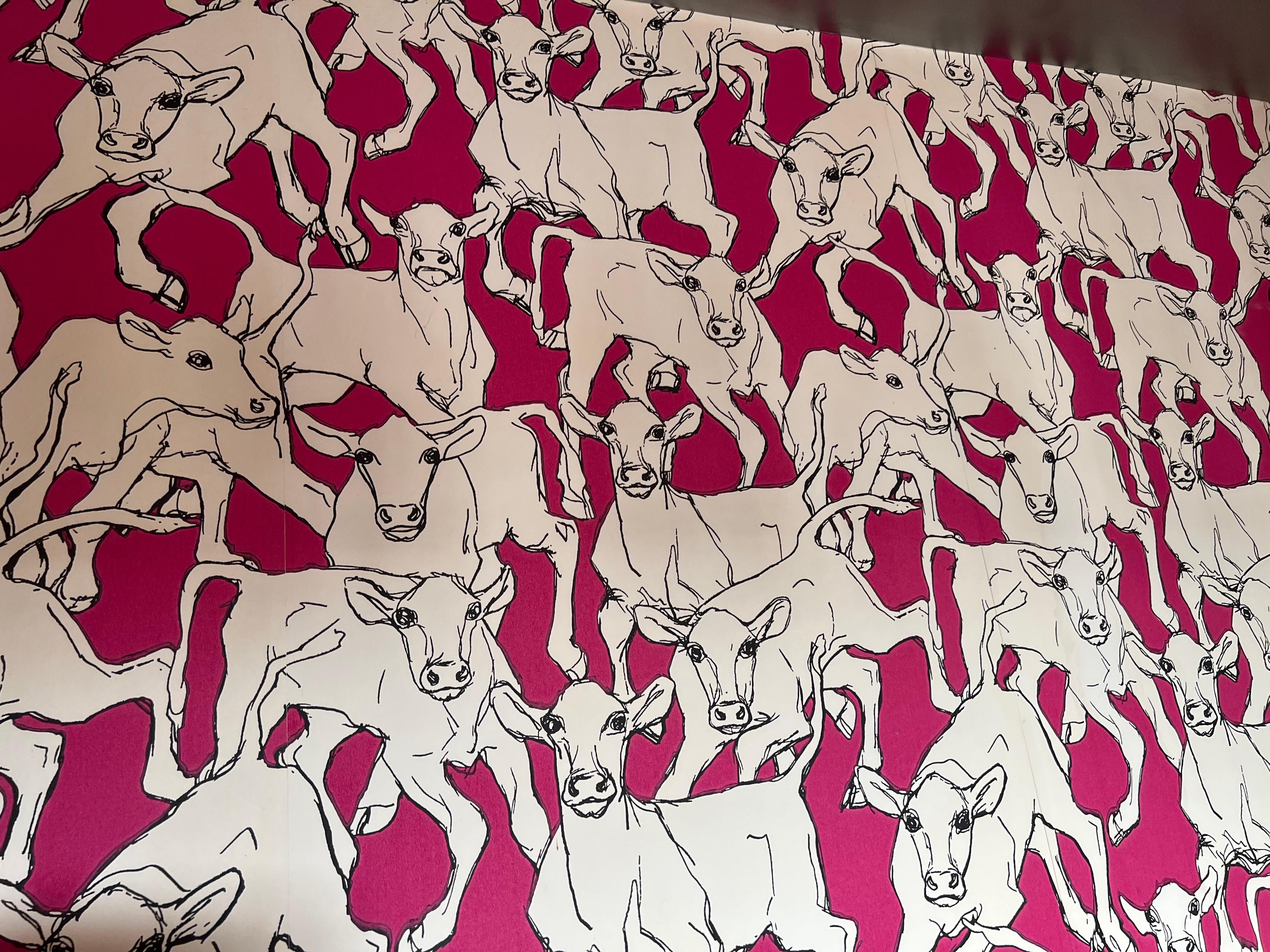 Wall paper in small dining room