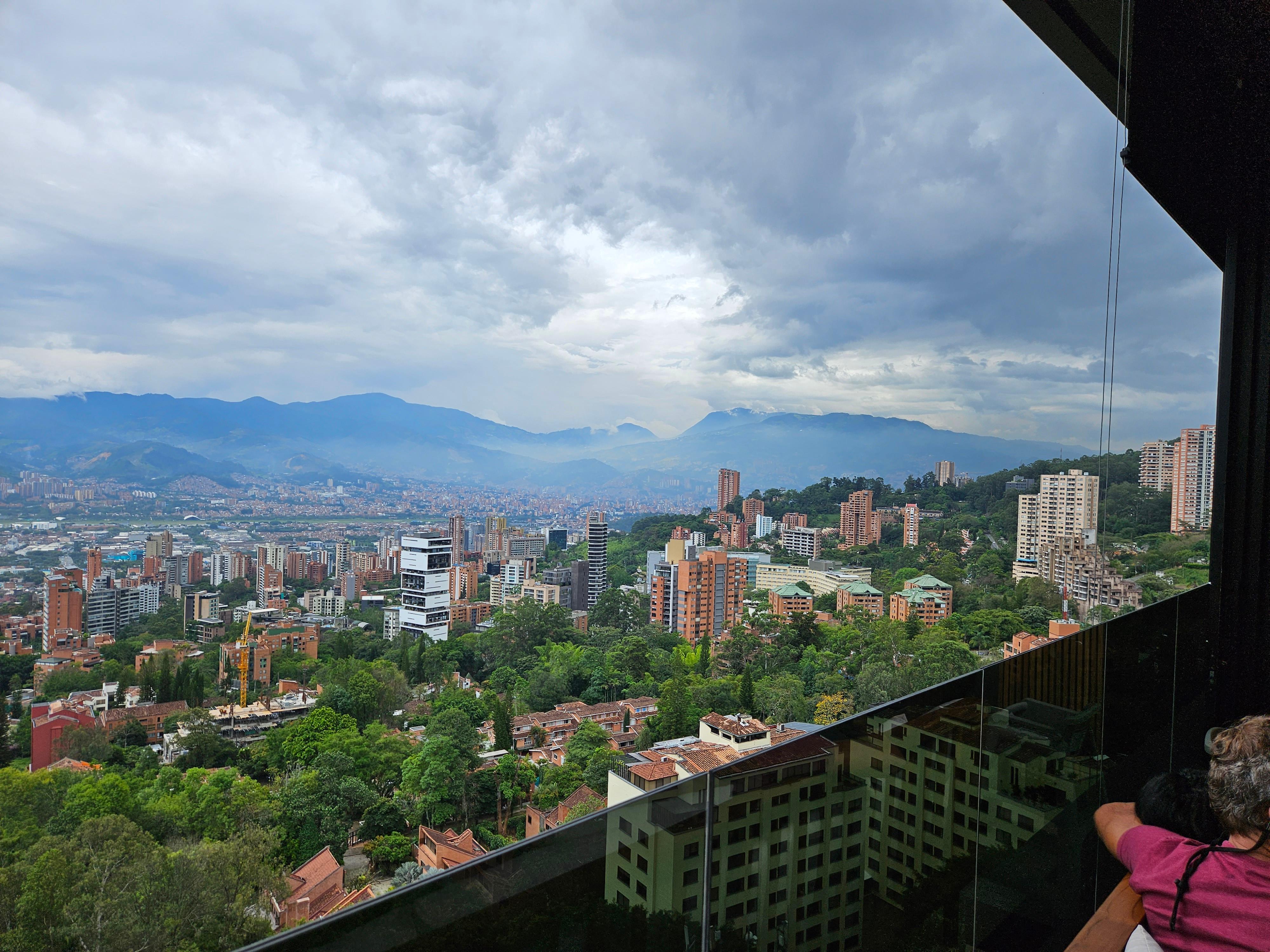 View from the rooftop bar