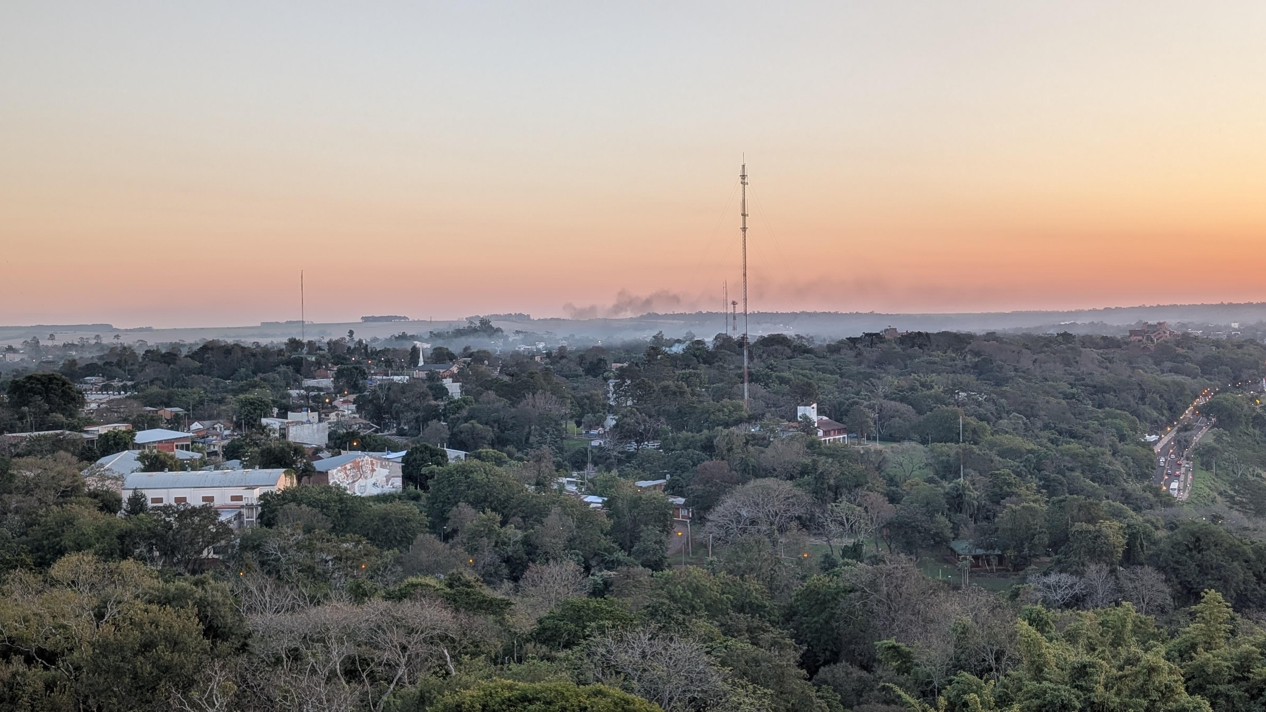 Sunset from the rooftop 
